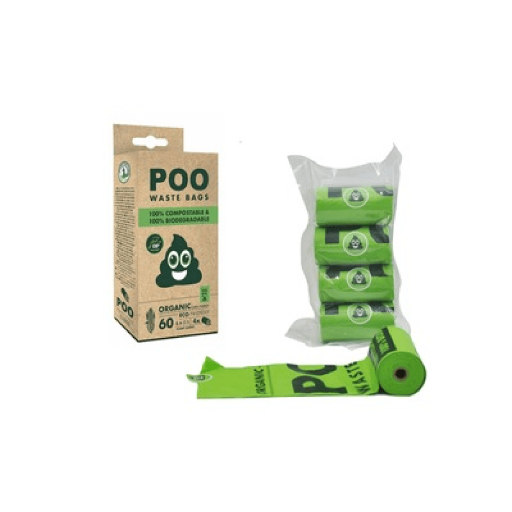 M Pets Poo 100% Compostable & Biodegradable Waste Bags for Dogs (Green) image 2