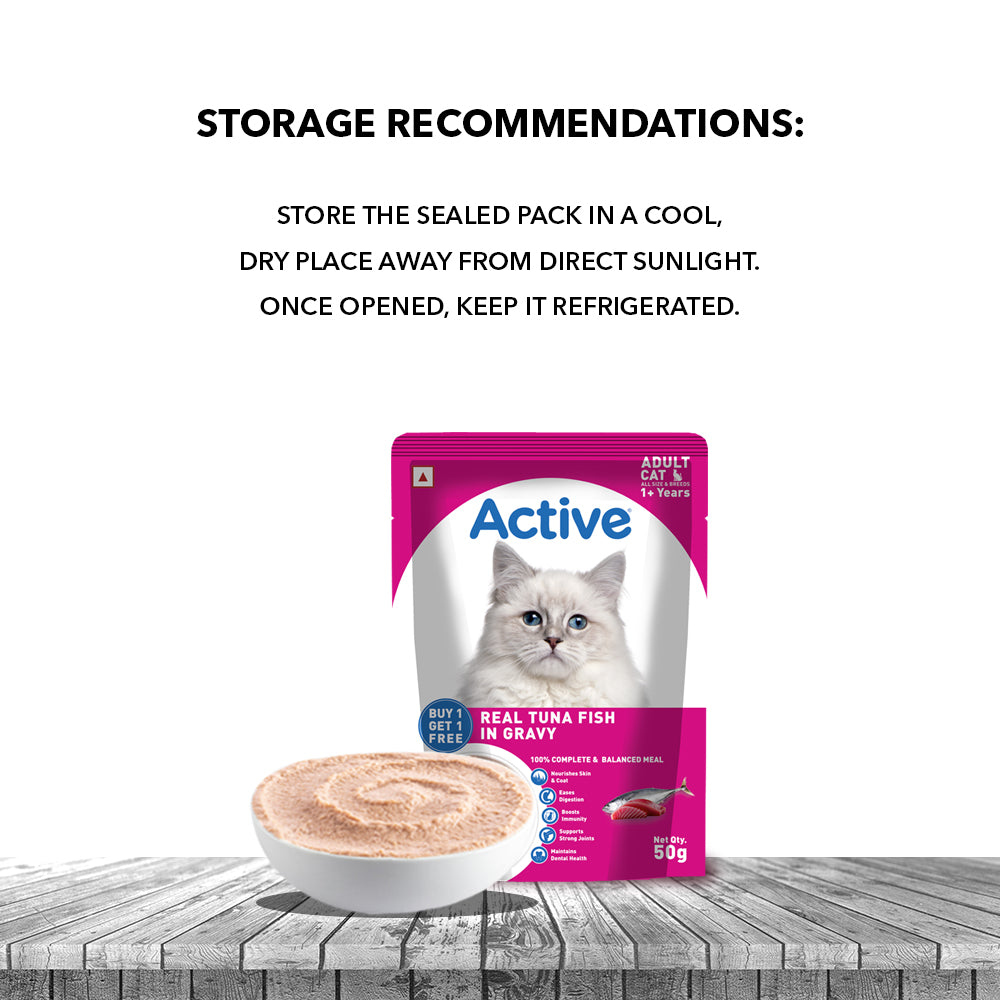 Active Real Tuna Fish in Gravy Adult Cat Wet Food ( Buy 1 Get 1 ) image 7