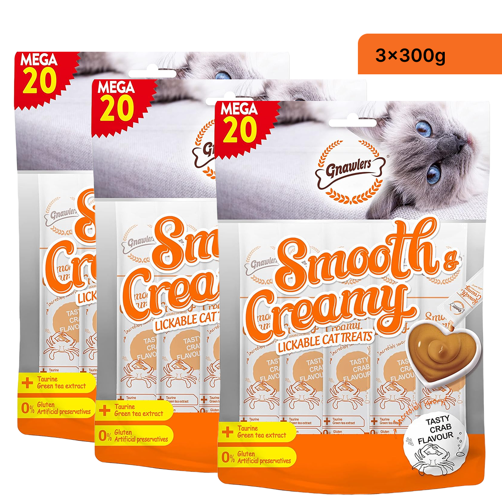 Gnawlers Crab Flavour Creamy Cat Treats image 7