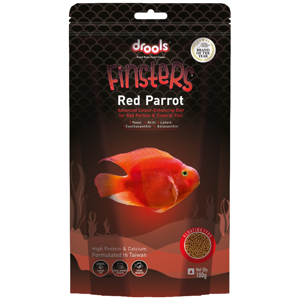 Drools Finsters Red Parrot Fish Food image 2