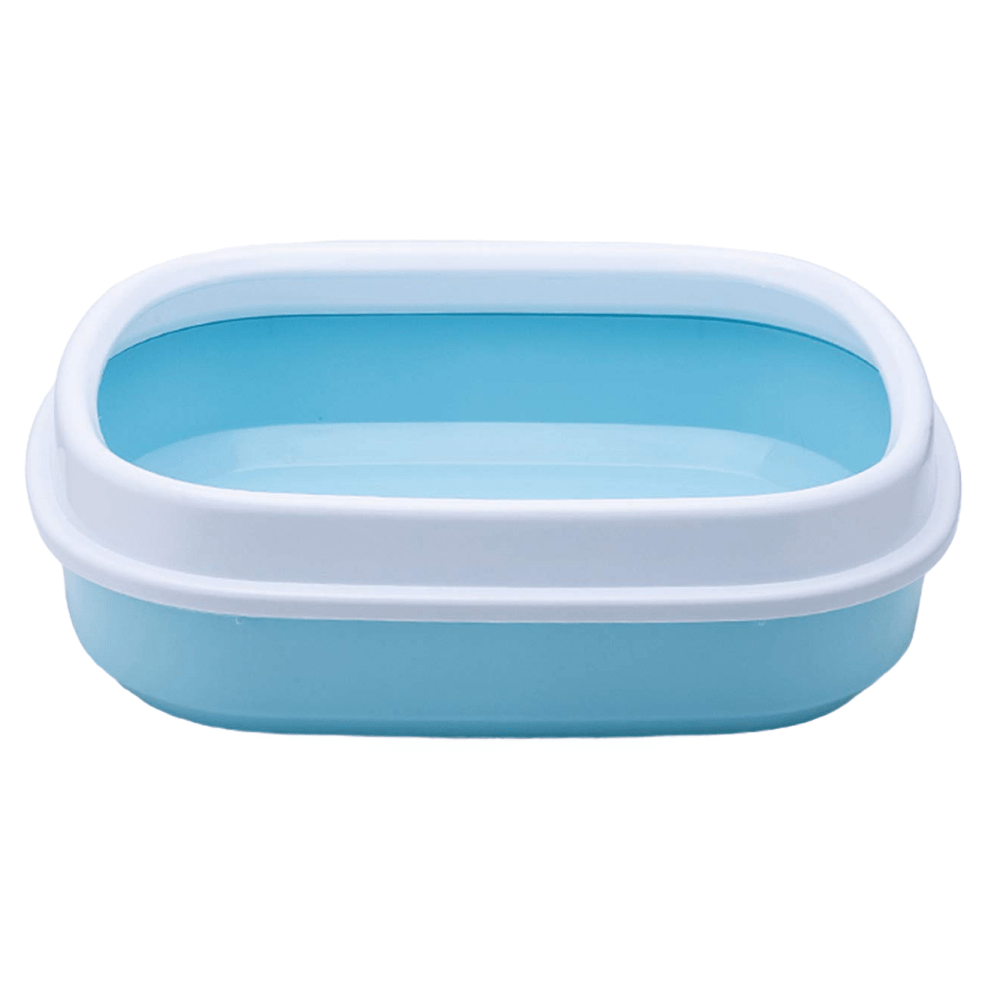 Emily Pets Litter Box With Scooper for Cats (Blue) image 2