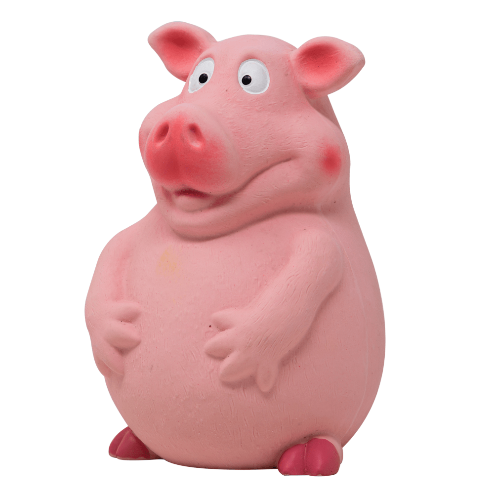 Barkbutler x Fofos Latex Bi Pig Toy for Dogs image 4