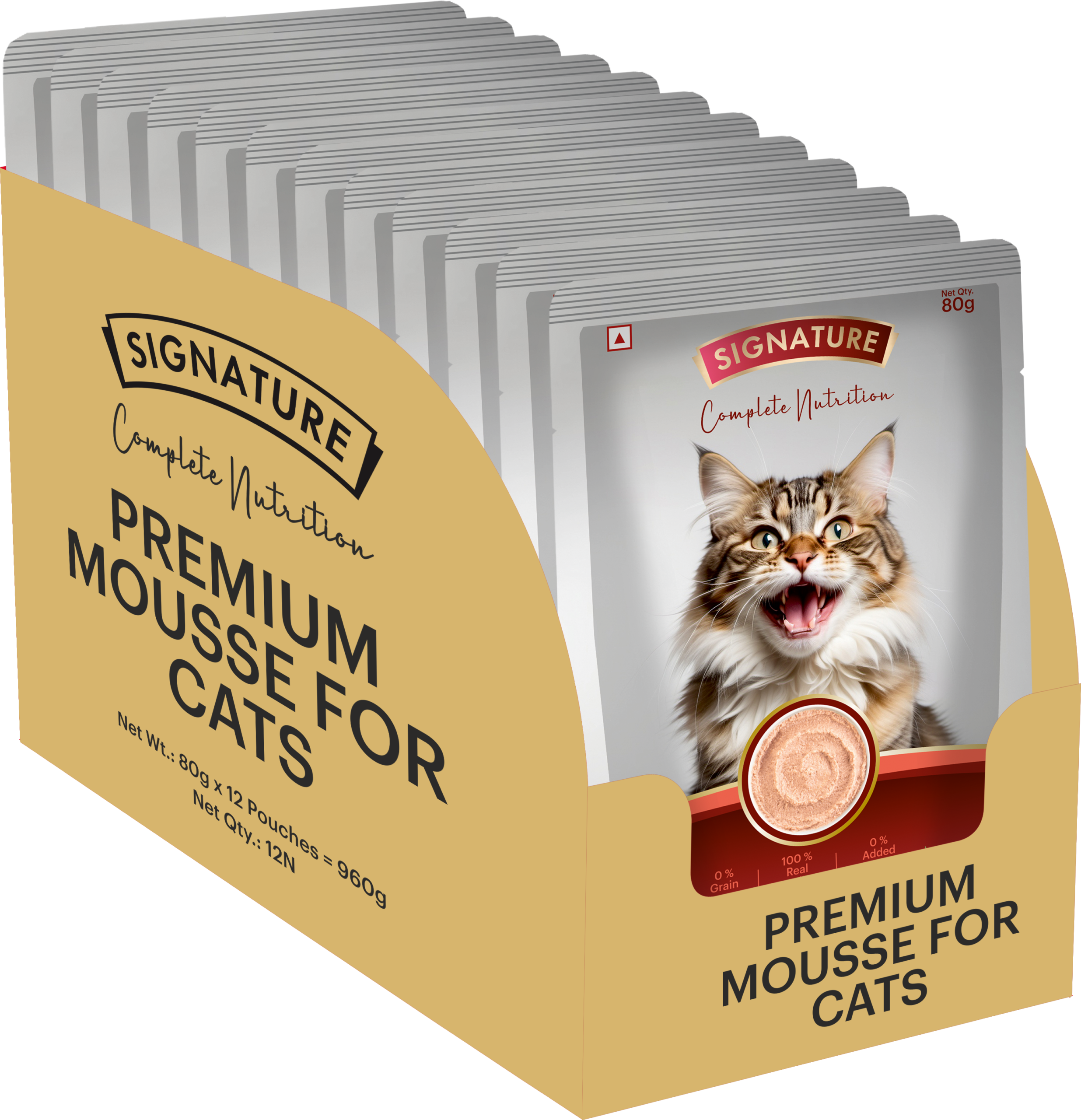 Signature Grain Zero Salmon Mousse Adult Cat Wet Food image 1