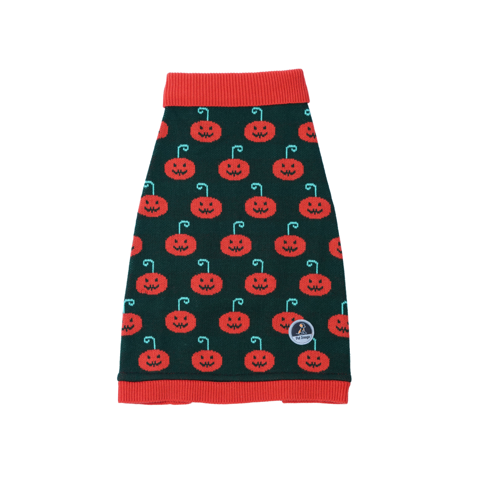 Petsnugs Pumpkin Paws Sweater for Dogs and Cats (Orange) image 1