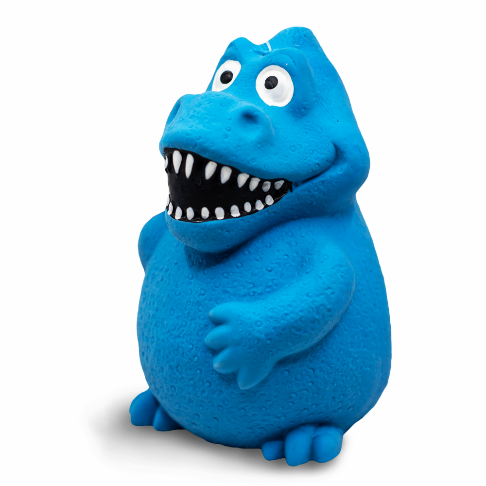 Barkbutler x Fofos Latex Bi Dinosaur Squeaky Toy for Dogs image 7