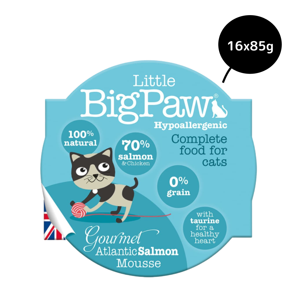 Little Big Paw Atlantic Salmon Mousse Cat Wet Food image 5