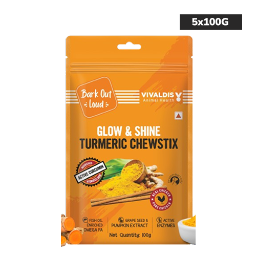 Bark Out Loud Glow and Shine Turmeric Chew Stix for Dogs and Cats image 9