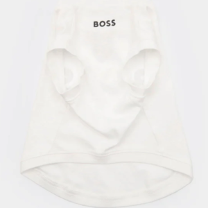 Boss Graphic Tshirt for Dogs (Bright White)