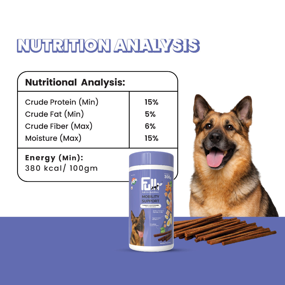 Fullr Mobility Support Turmeric & Glucosamine Soft & Chewy Dog Treats image 6
