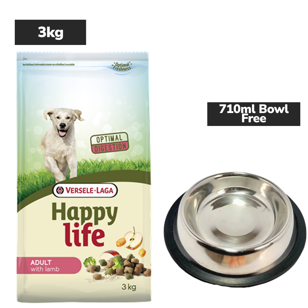 Versele Laga Happy Life Lamb Adult Dog Dry Food image 2