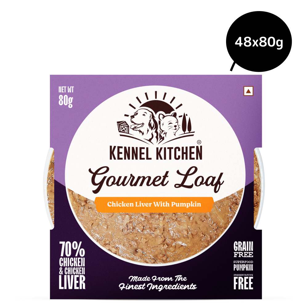 Kennel Kitchen Gourmet Loaf Chicken & Liver with Pumpkin Puppy & Adult Dog Wet Food (All Life Stage) image 3
