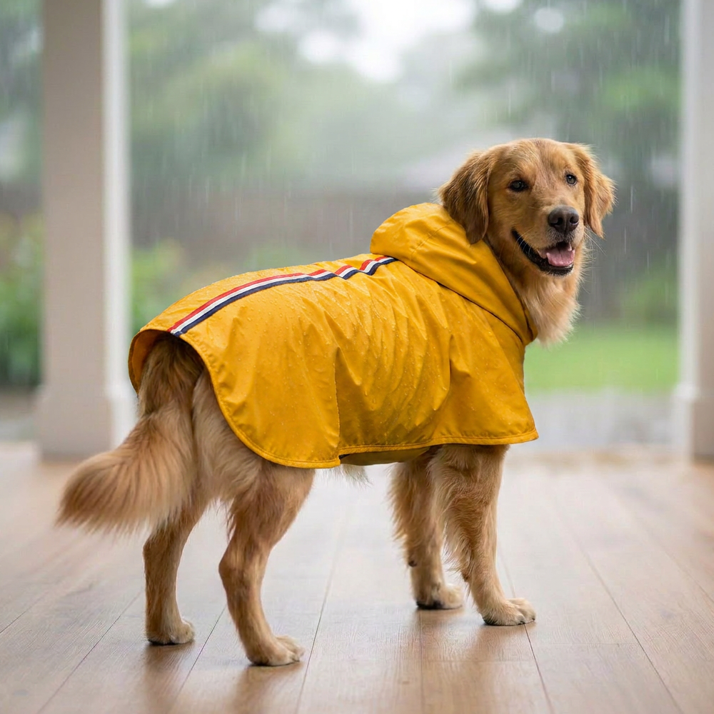 15 Furries Urban Waterproof Raincoat for Dogs (Yellow) image 3