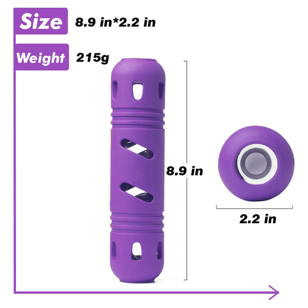 Pawsindia Rubber Bottle Chew Toy for Dogs (Purple) image 3