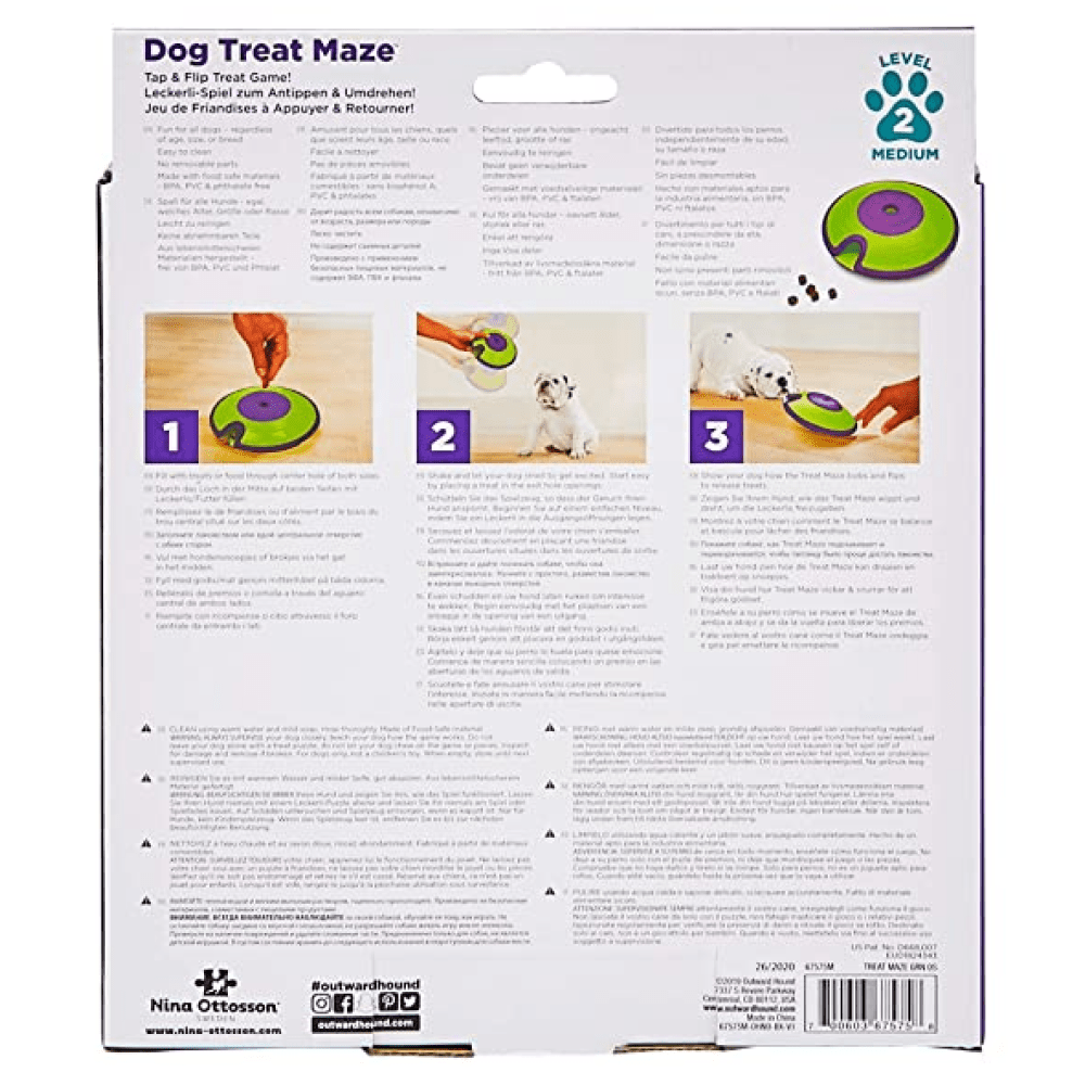 Outward Hound Nina Ottosson Treat Maze Puzzle for Dogs (Level 2 Intermediate) image 8