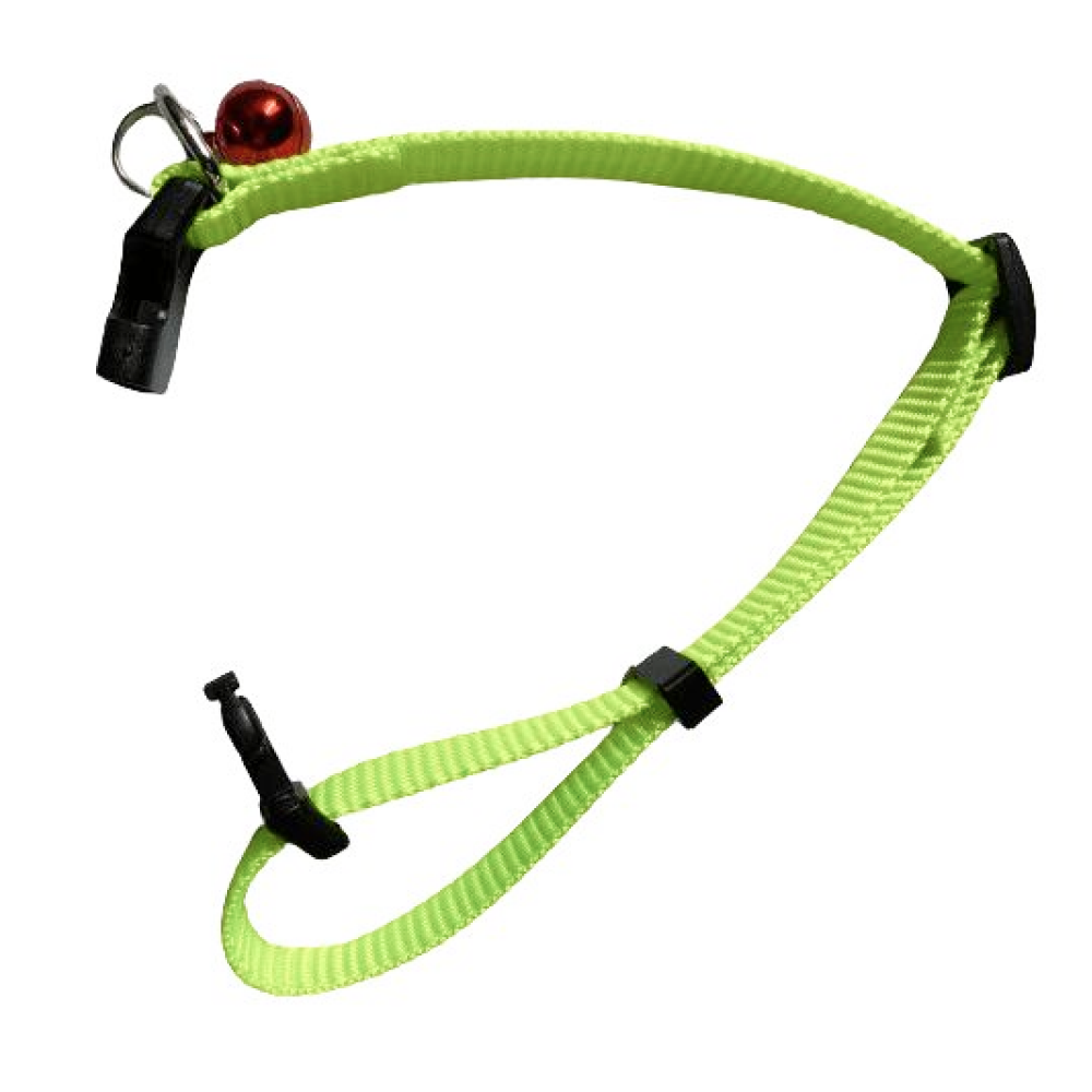 Skatrs Adjustable Collar with Bell for Cats & Kittens Lime Green and Black Combo image 5