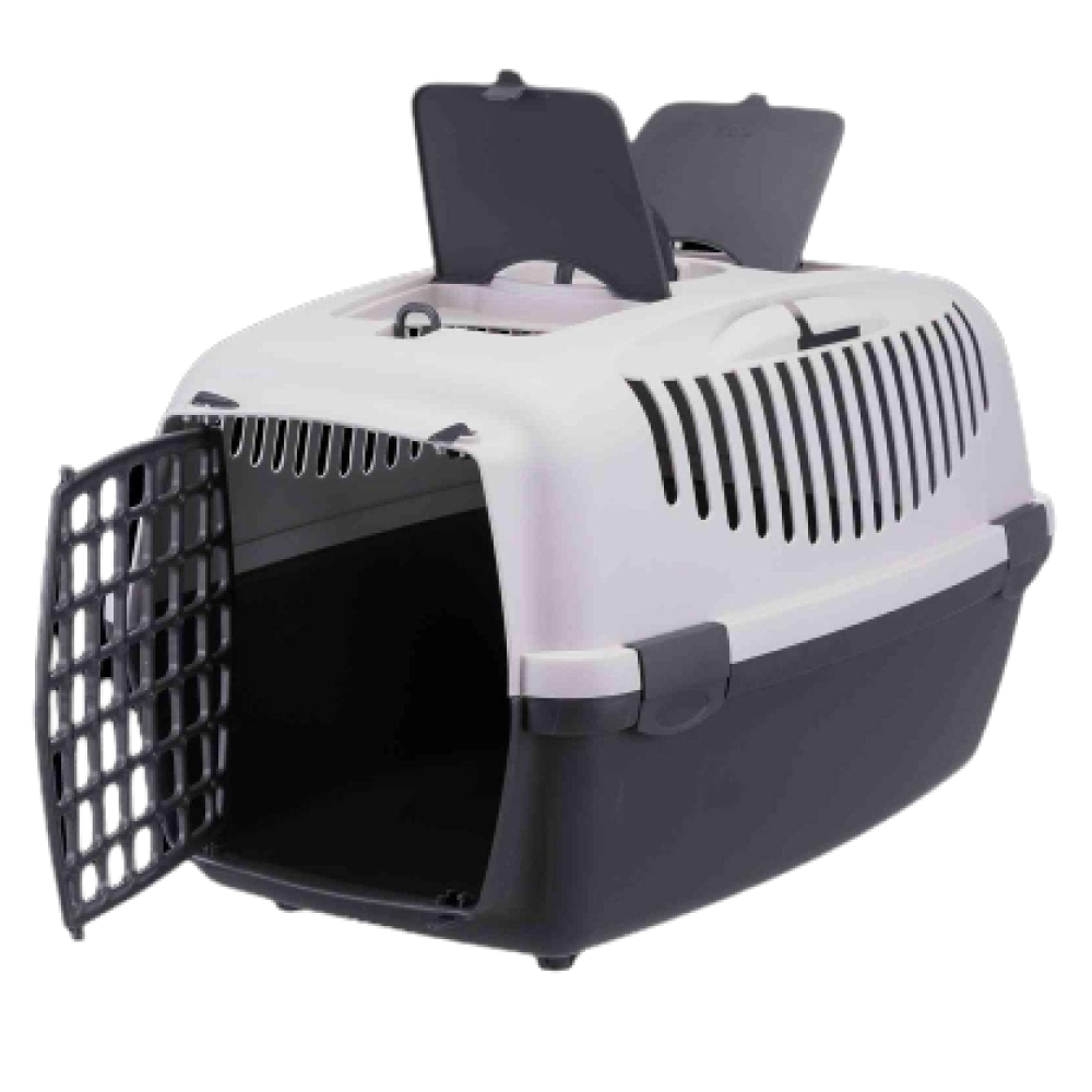 Trixie Capri 3 IATA Approved Transport Carrier for Dogs and Cats (Dark Grey) image 2