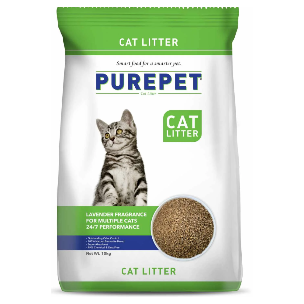Purepet Lavender Scented Clumping Cat Litter image 3