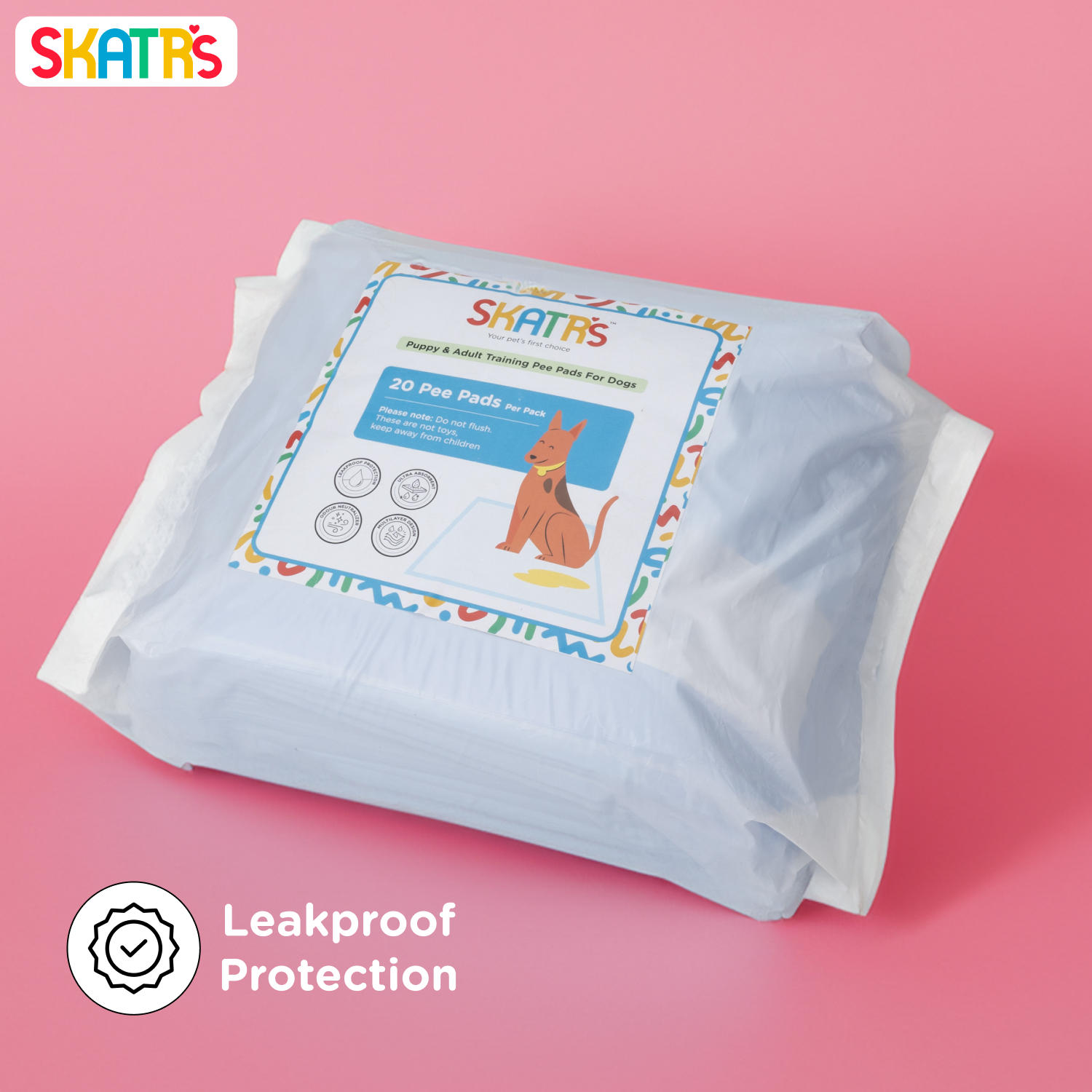 Skatrs Training Pee Pads for Dogs and Cats (45x60cm) image 4