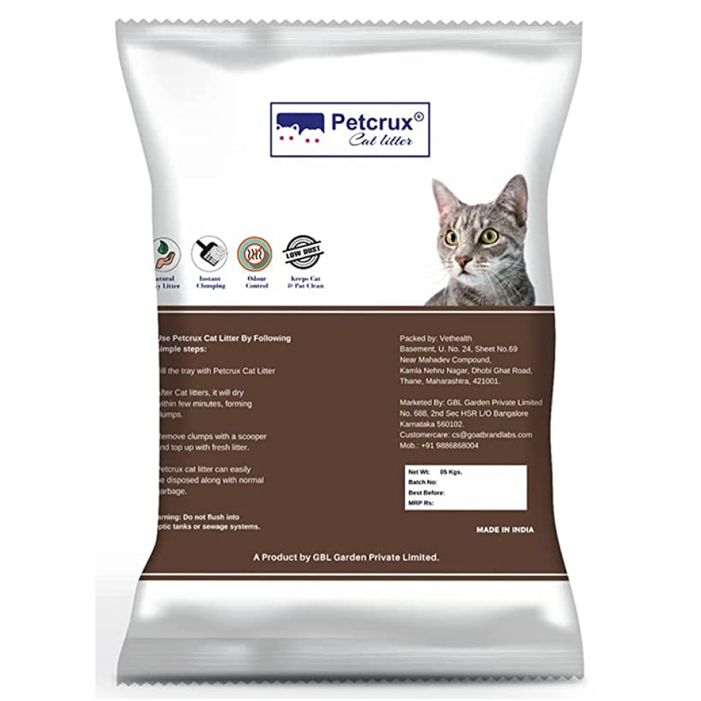 Petcrux Earthy Clump Unscented Cat Litter image 2