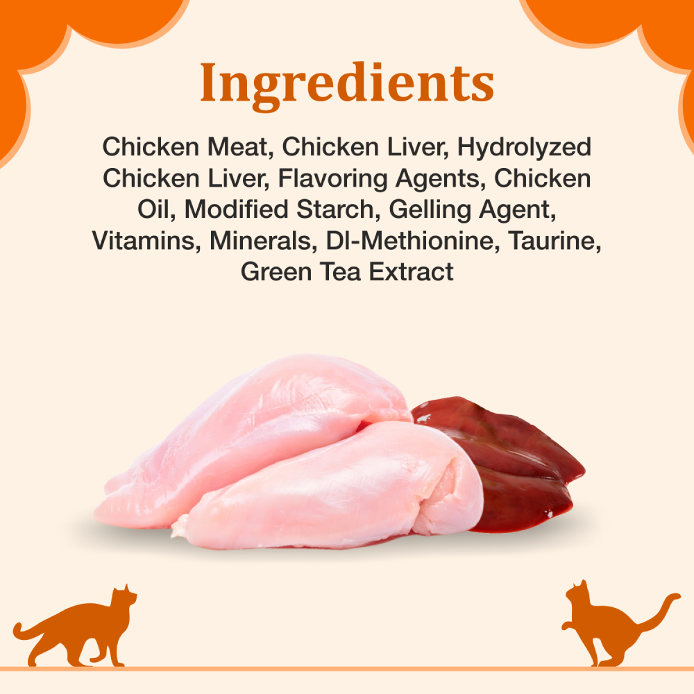 Purepet Real Chicken Lickable Creamy Treats for Cats image 5