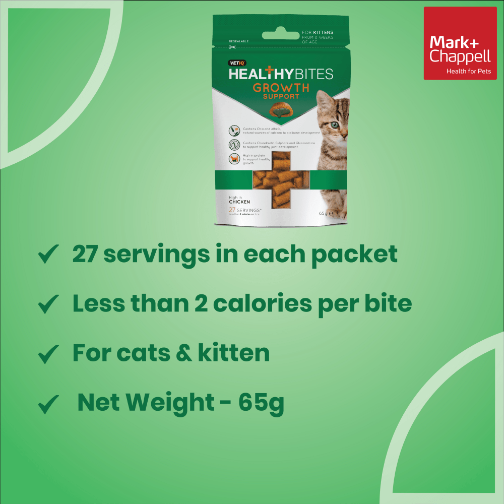 Mark and Chappell Healthy Bites Growth Support Kitten Treats image 7