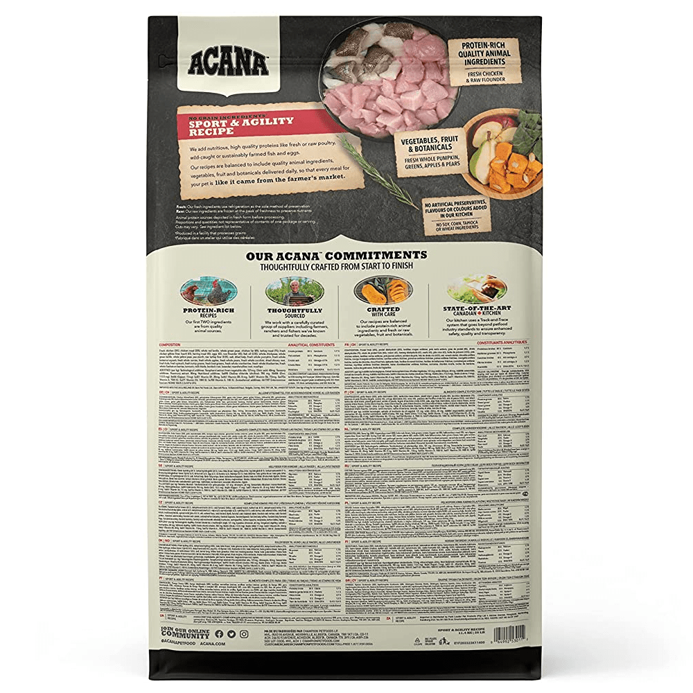 Acana Sports & Agility Dog Dry Food (All Breeds) image 2