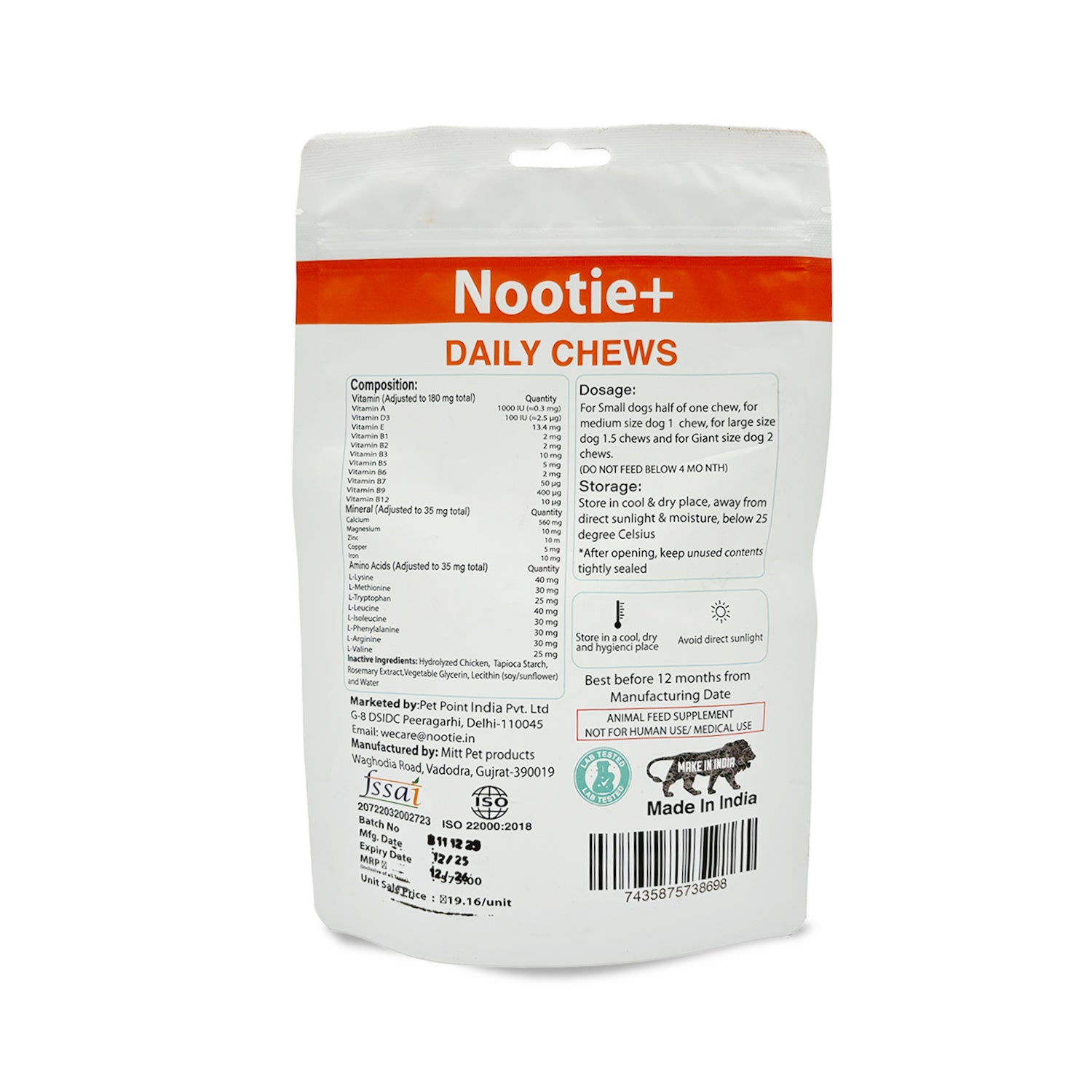 Nootie+ Multivitamin Daily Chews Supplement for Dogs image 9