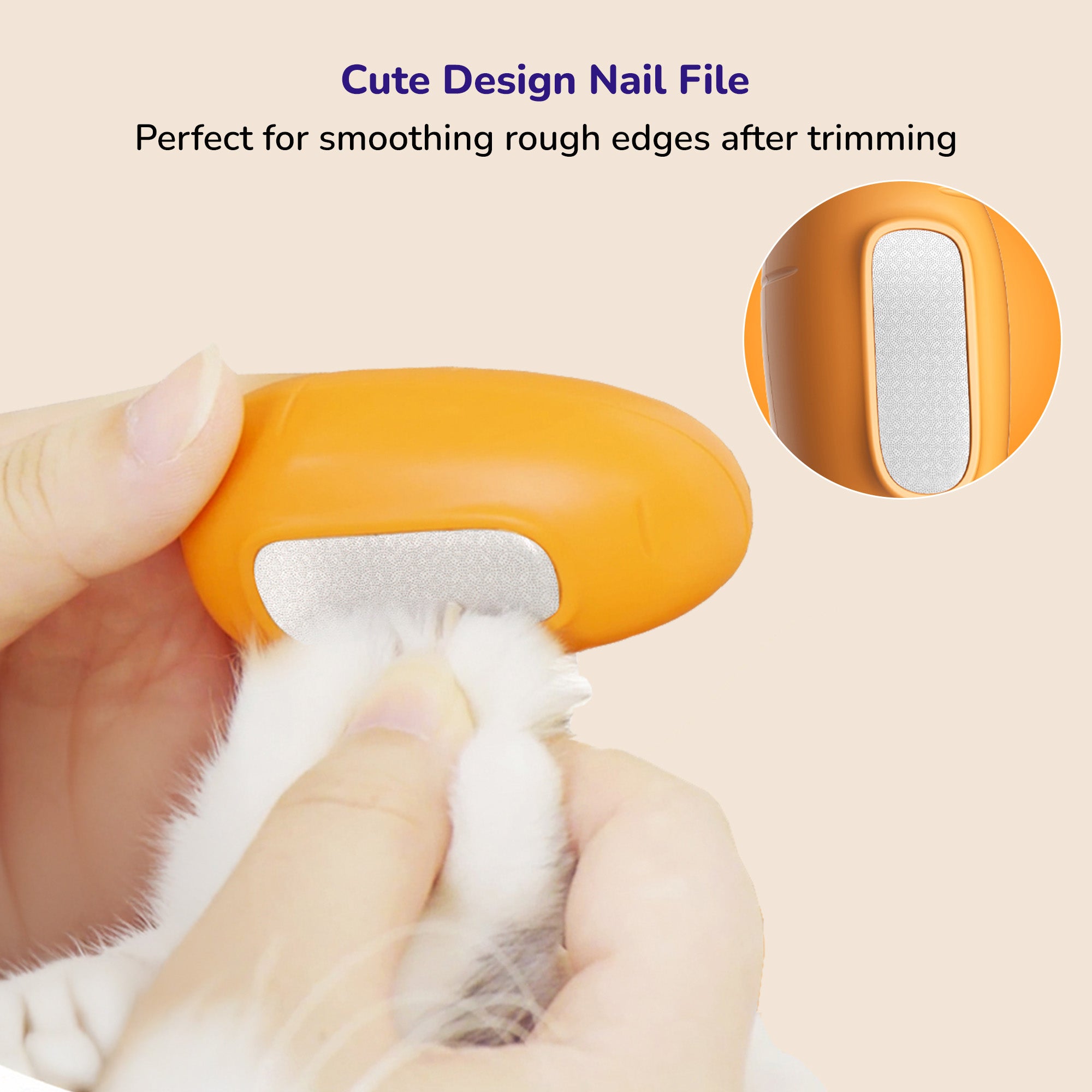 Petverse Built in Safety Guard & Integrated Nail File & Trimmer for Dogs ,Cats & Small Animals image 5