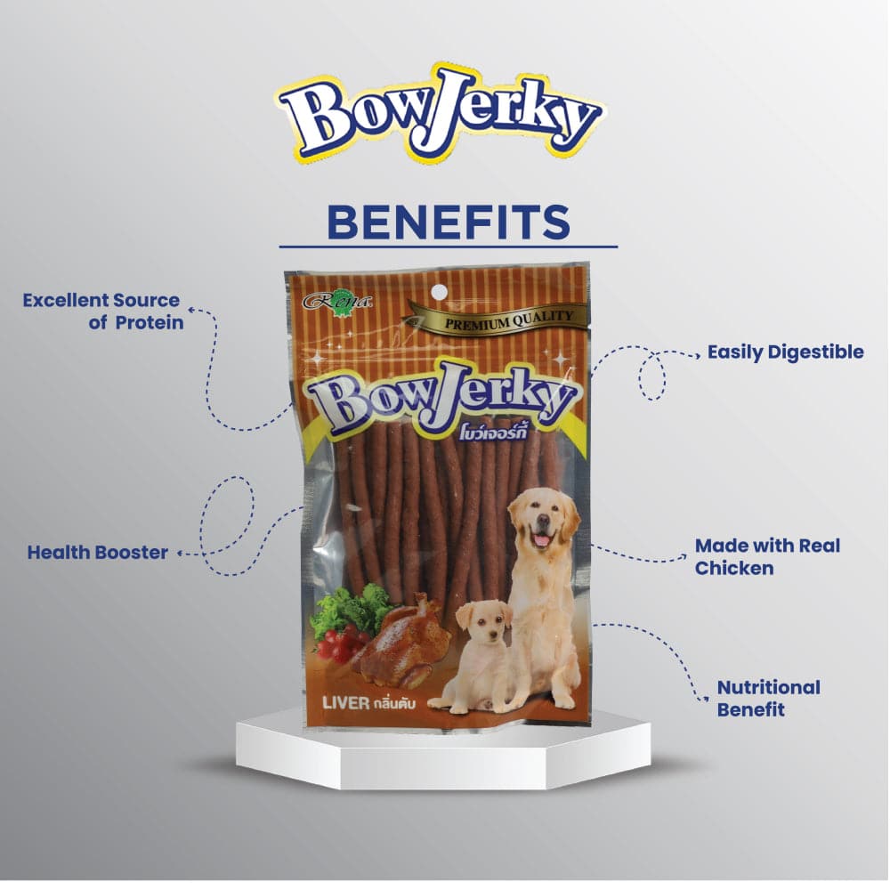Rena BowJerky Liver Sticks Dog Treats image 5