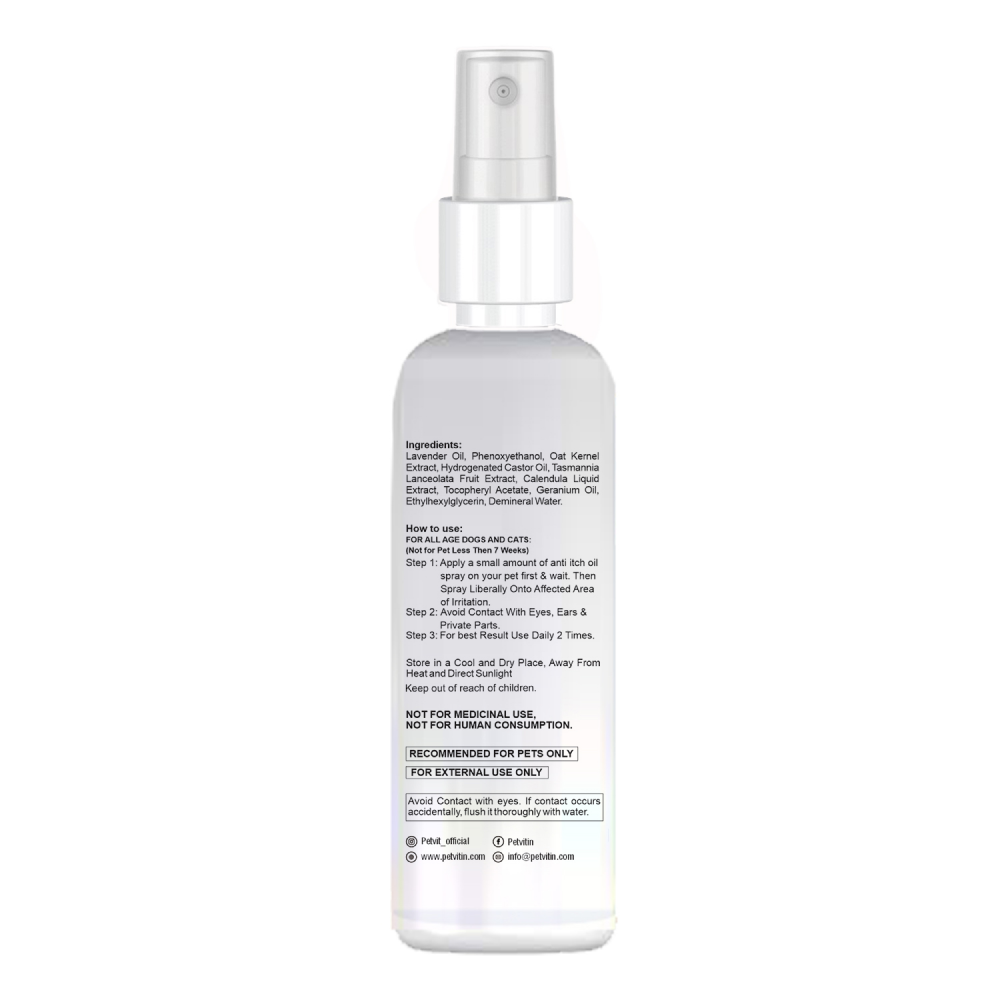 Petvit Anti Tick & Flea Spray for Dogs and Cats image 2