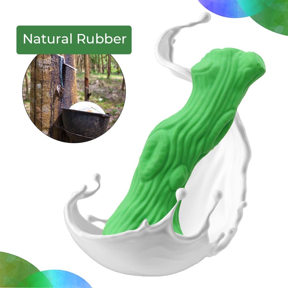 Goofy Tails Tree Trunk Chew Toys for Dogs (Green) image 6