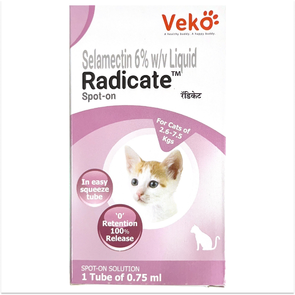 Veko Radicate Spot On for Cats (0.75ml)