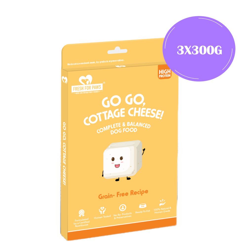 Fresh For Paws Go Go Cottage Cheese Dog Wet Food (300g) image 10