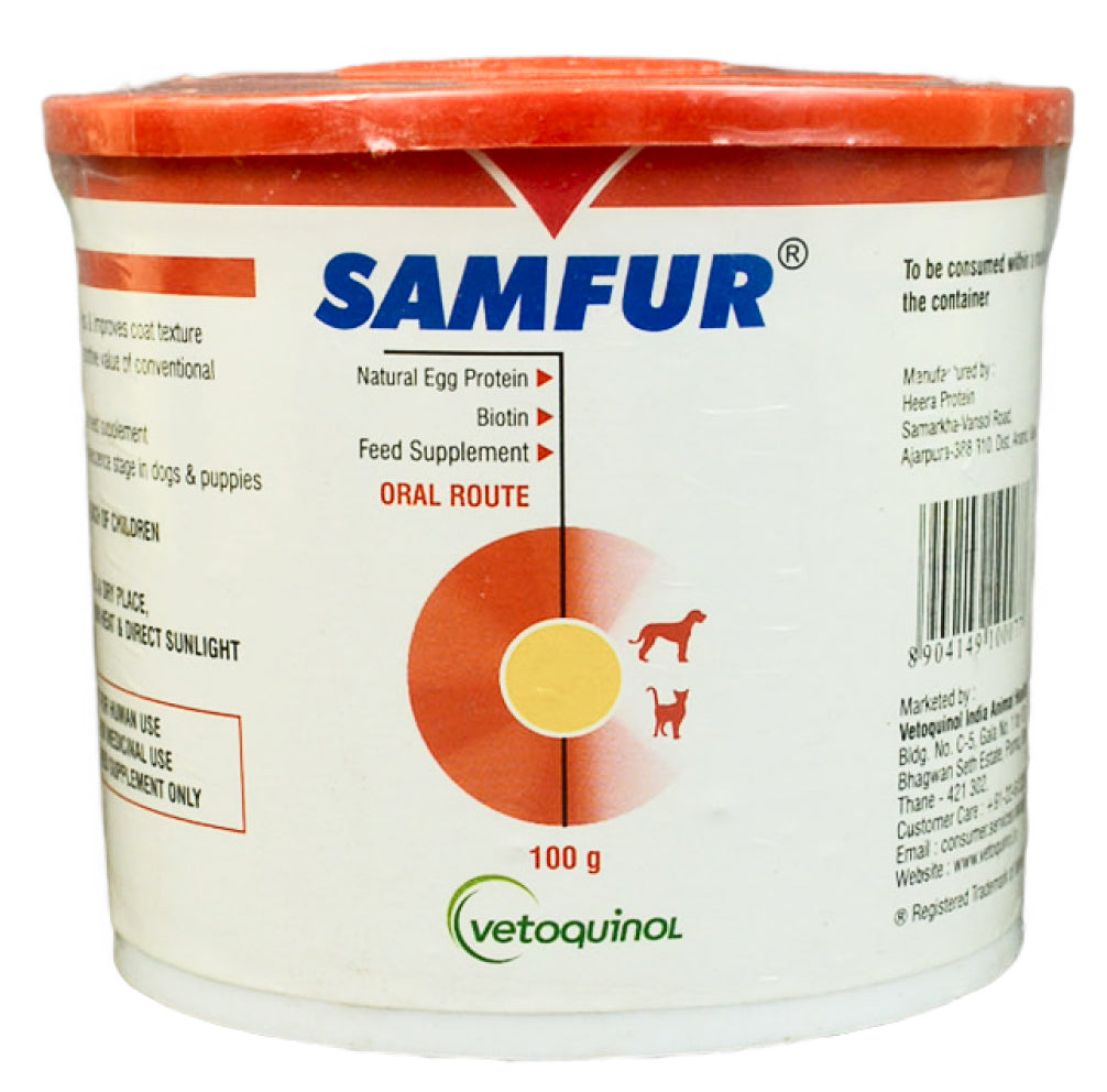 Vetoquinol Samfur Skin & Coat Supplement for Dogs and Cats image 3