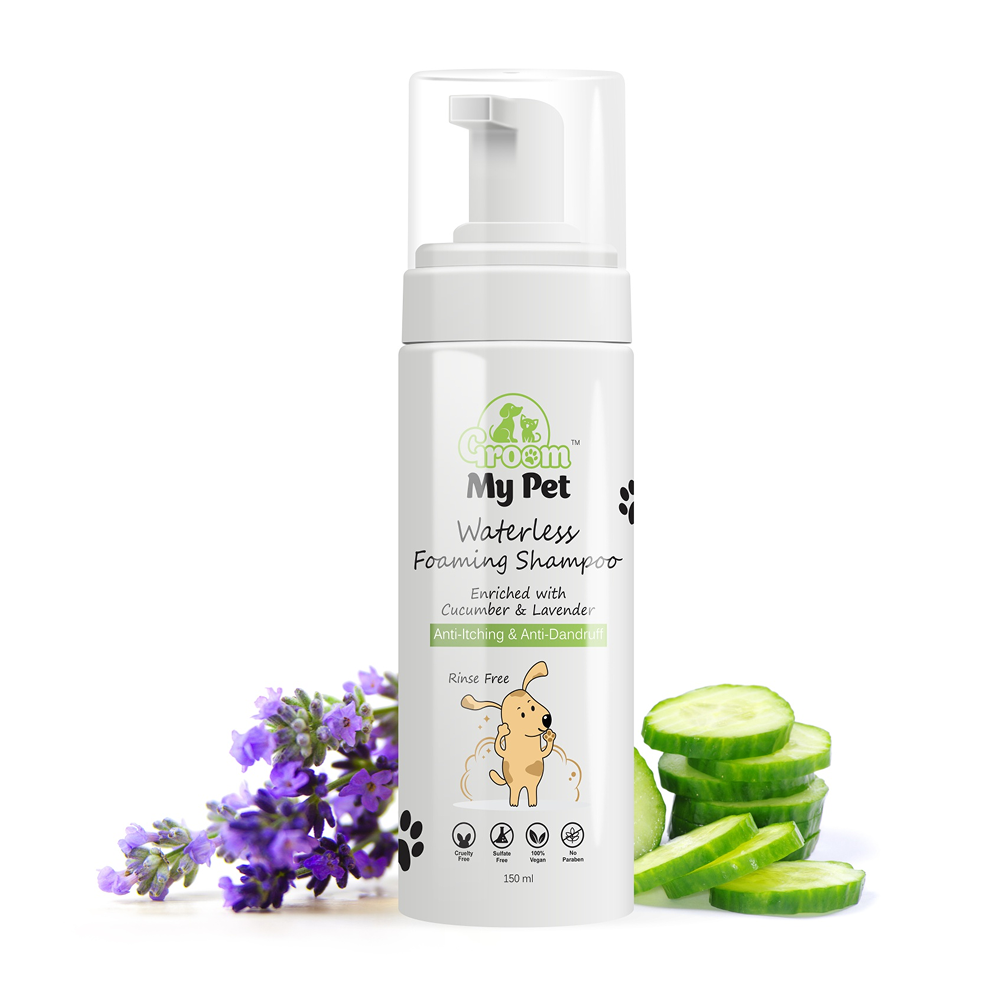 Groom My Pet Waterless Foaming Shampoo for Dogs