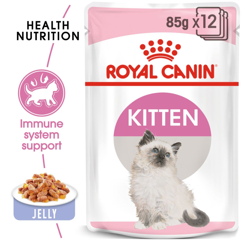 Royal Canin Kitten Jelly and Kitten Loaf Cat Wet Food Combo image 3