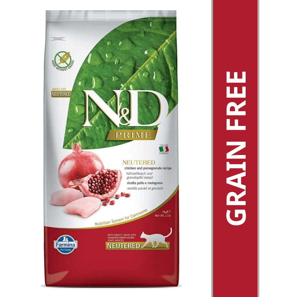Farmina N&D Prime Chicken & Pomegranate Adult Neutered Cat Dry Food image 2