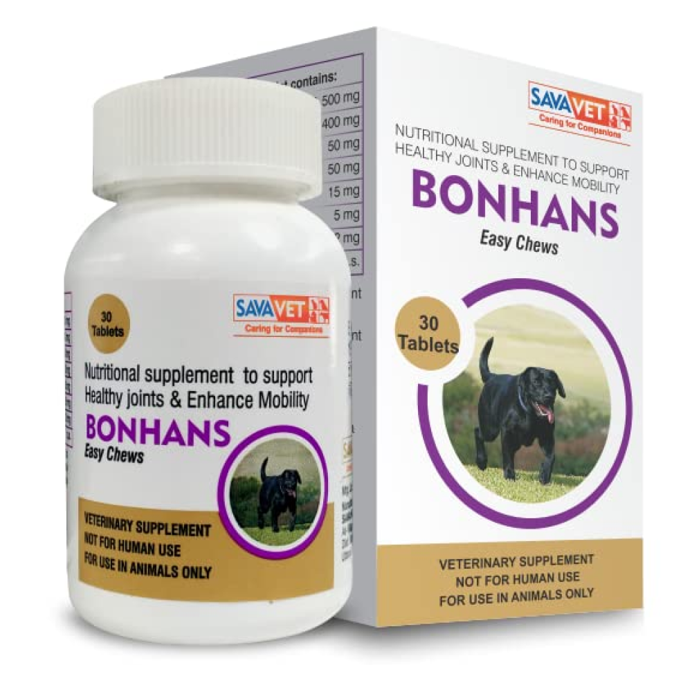 Savavet Bonhans Tablet Joint Support for Dogs (pack of 30 tablets) image 2