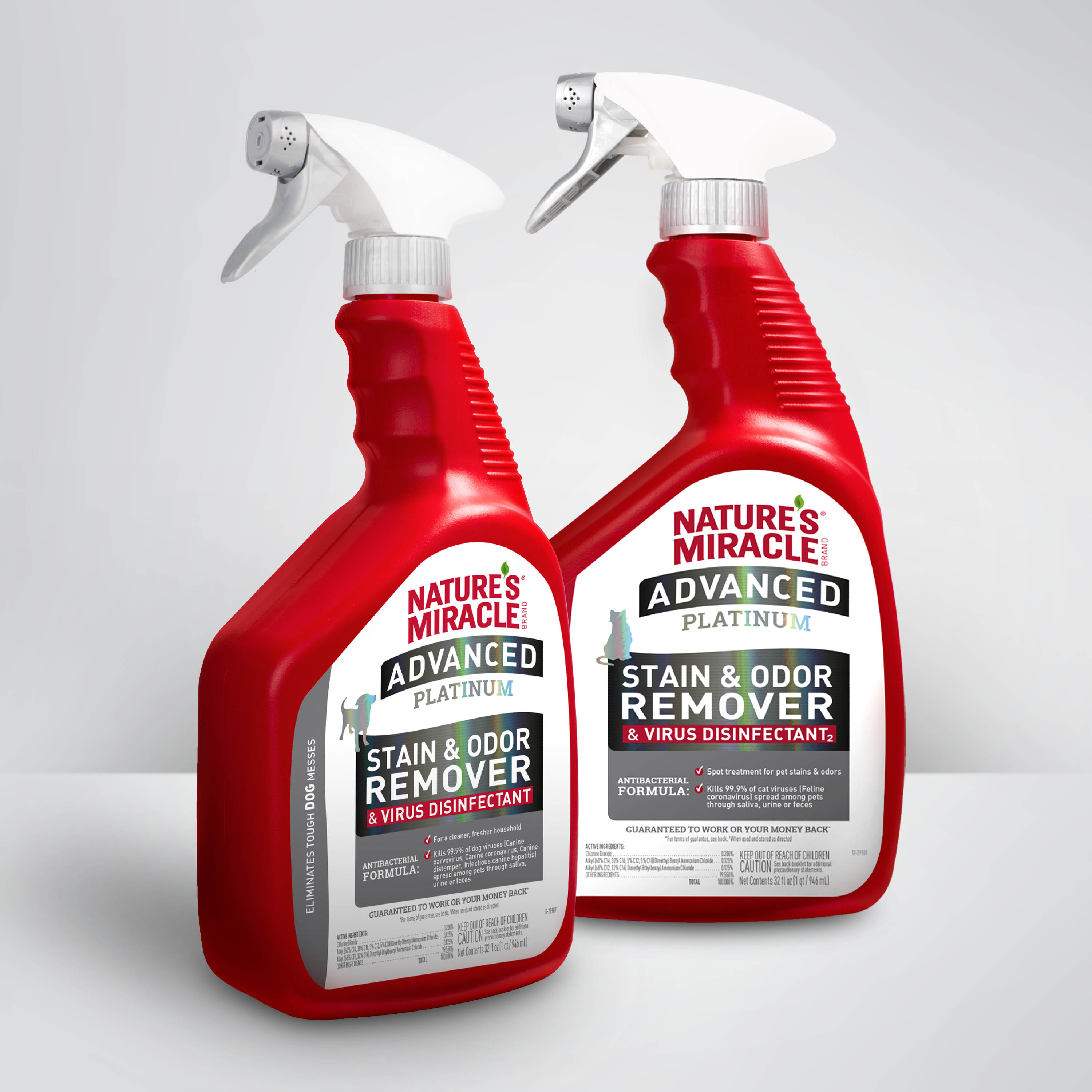 Nature's Miracle JFC Fresh Scented Advanced Platinum Stain and Odor Remover and Virus Disinfectant for Cats image 9