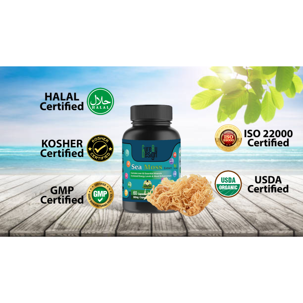 Cure By Design Sea moss Capsules for Dogs and Cats image 5
