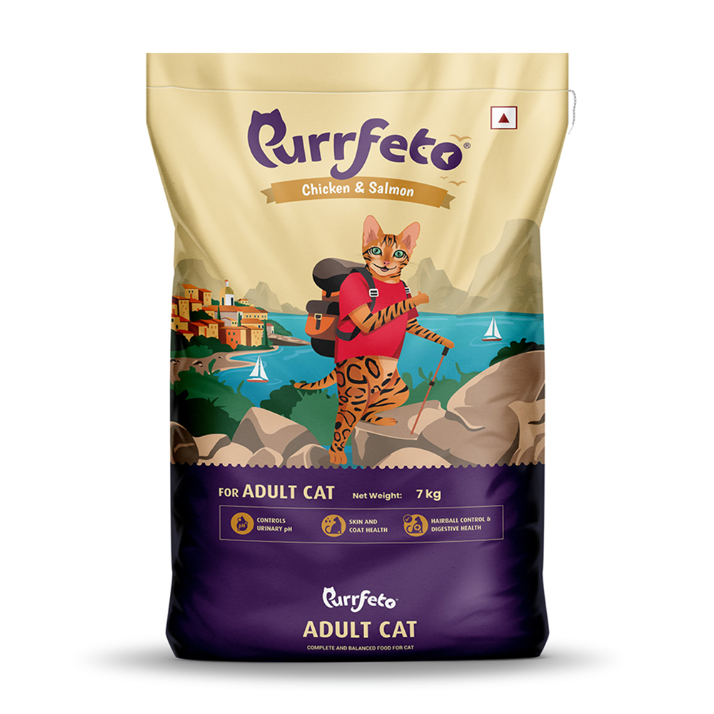 Purrfeto Chicken & Rice and Chicken & Ocean Fish and Chicken & Sardine and Chicken & Salmon Combo Adult Cat Dry Food image 2