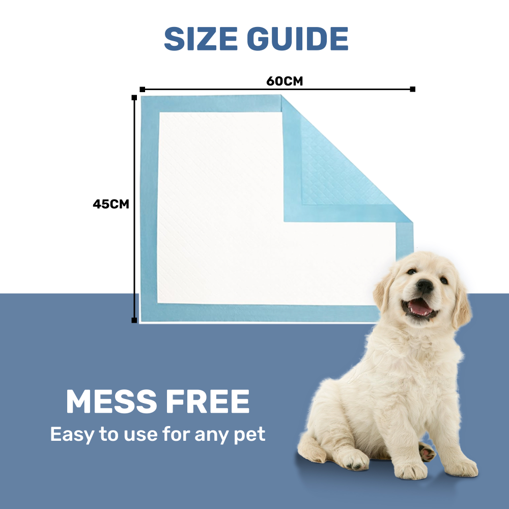 Kibbo Ultra Absorbent Leak Proof Training Pads for Dogs & Cats (45x60cm) image 2