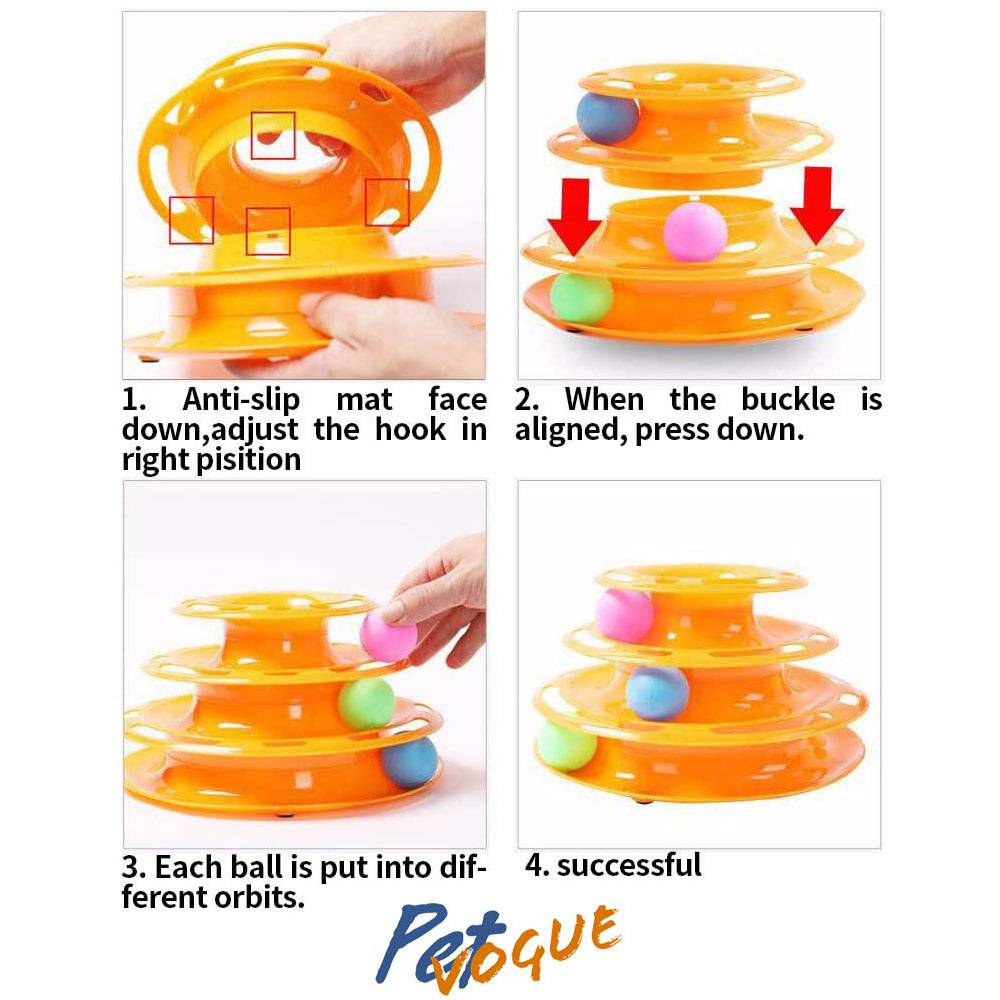Pet Vogue Multi Level Puzzle Toy for Cats image 4