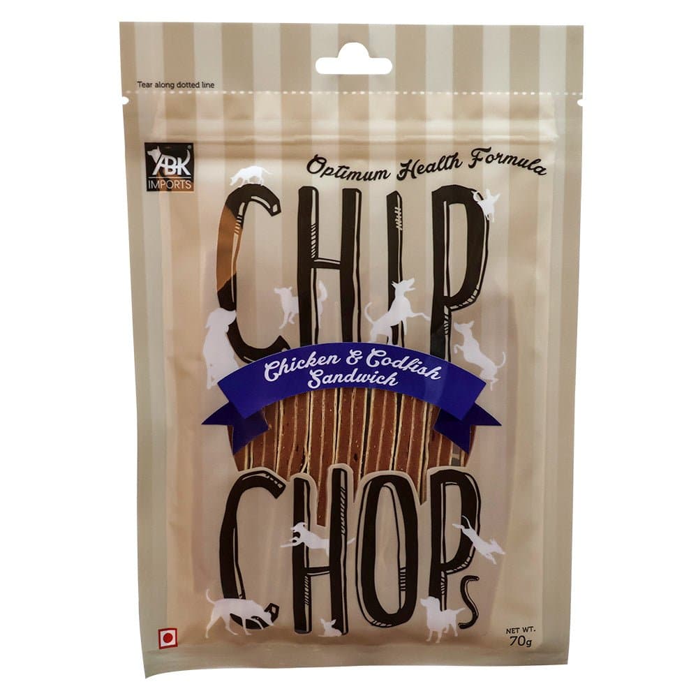 Chip Chops Chicken & Calcium and Chicken & Codfish Bone Dog Treats Combo image 8