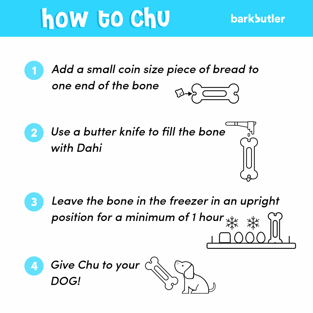 Barkbutler Chu the bone Treat Dispensing Toy for Dogs (Green) image 5