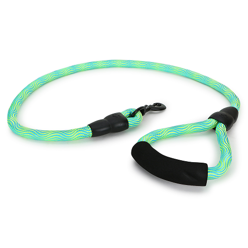 Basil Rope Leash for Dogs (Yellow/Green) image 4