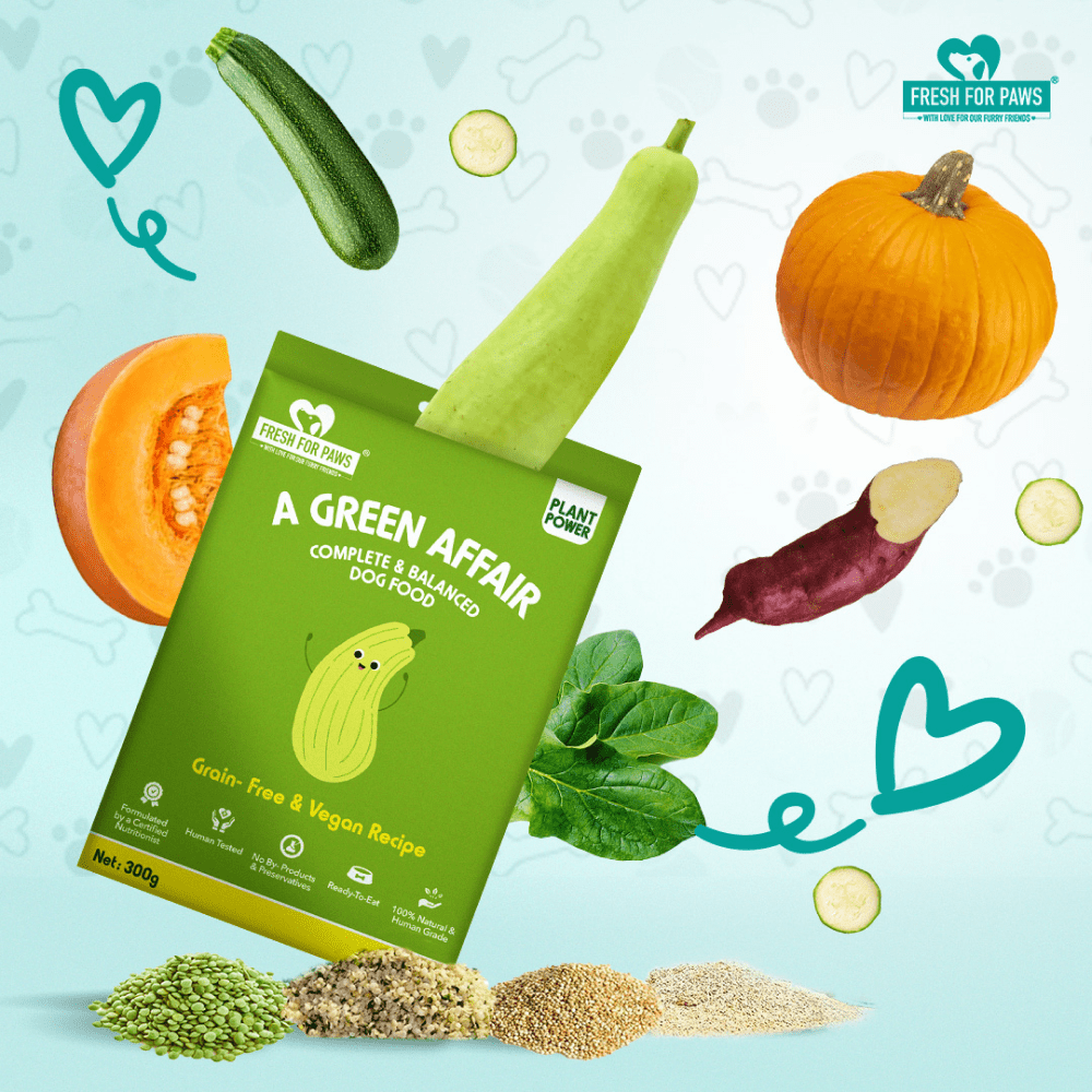 Fresh For Paws A Green Affair Grain Free & Vegan Dog Wet Food (100g) image 2