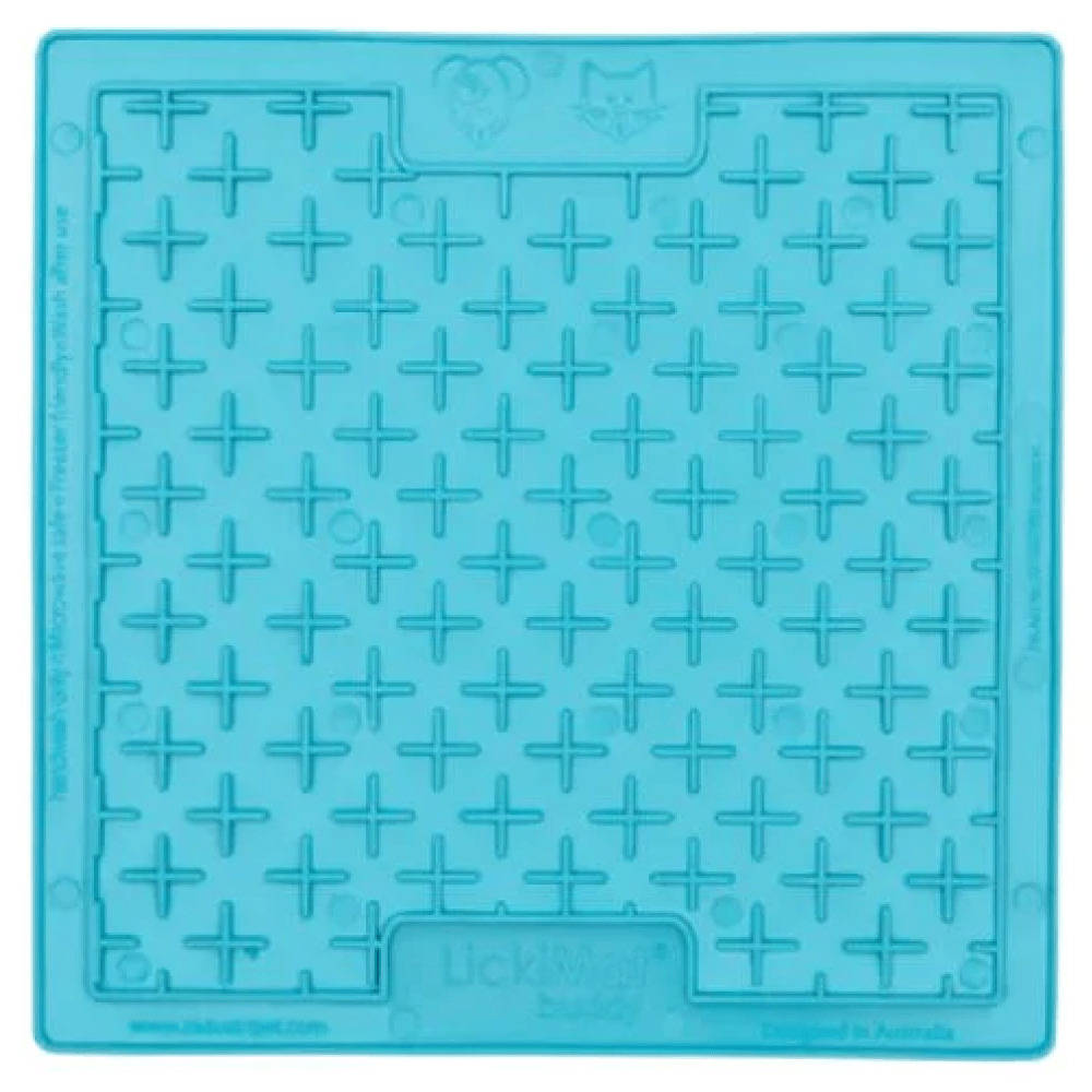 LickiMats Classic Buddy Slow Feeder for Dogs and Cats (Turquoise)