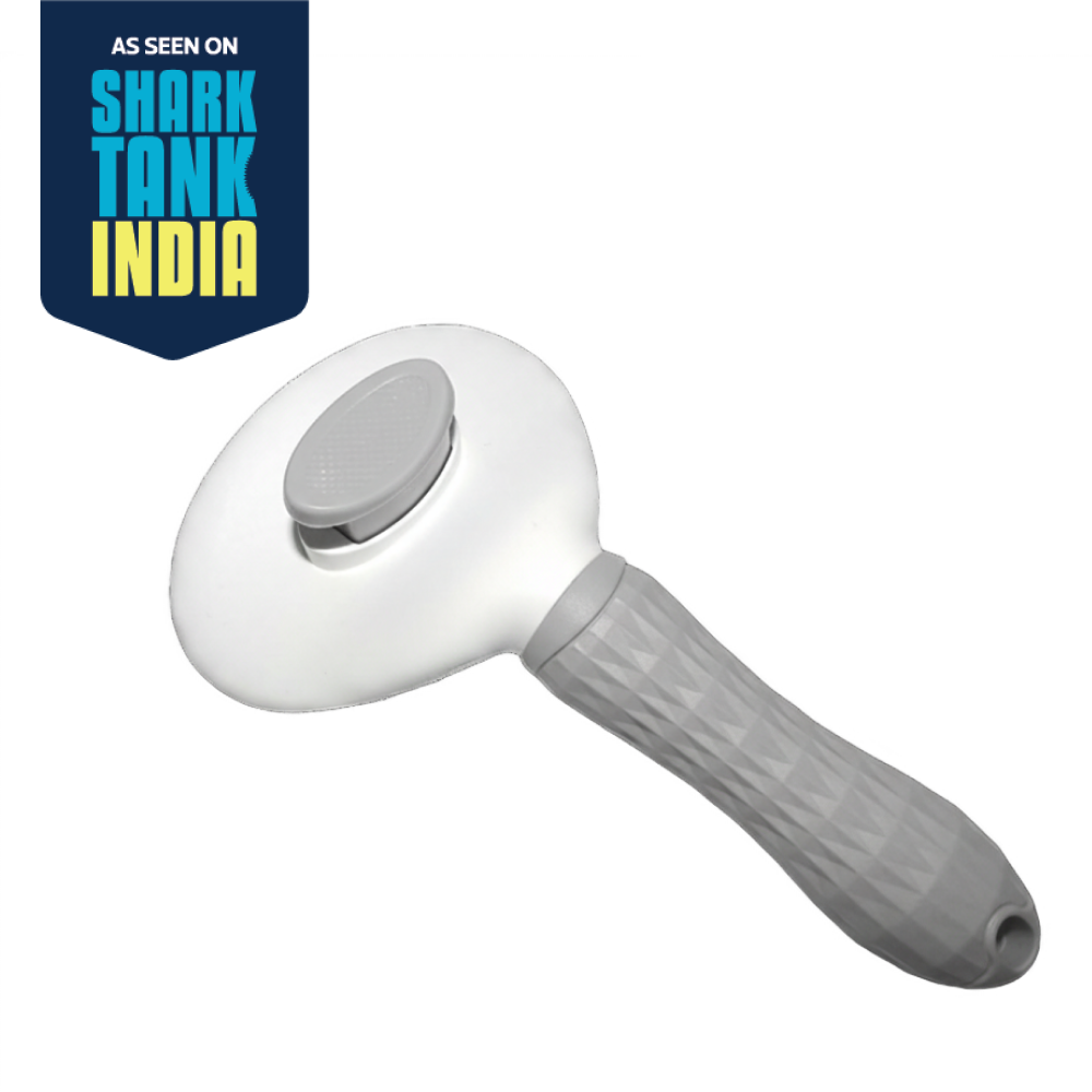 Nootie Slicker Brush for Dogs and Cats (Grey)