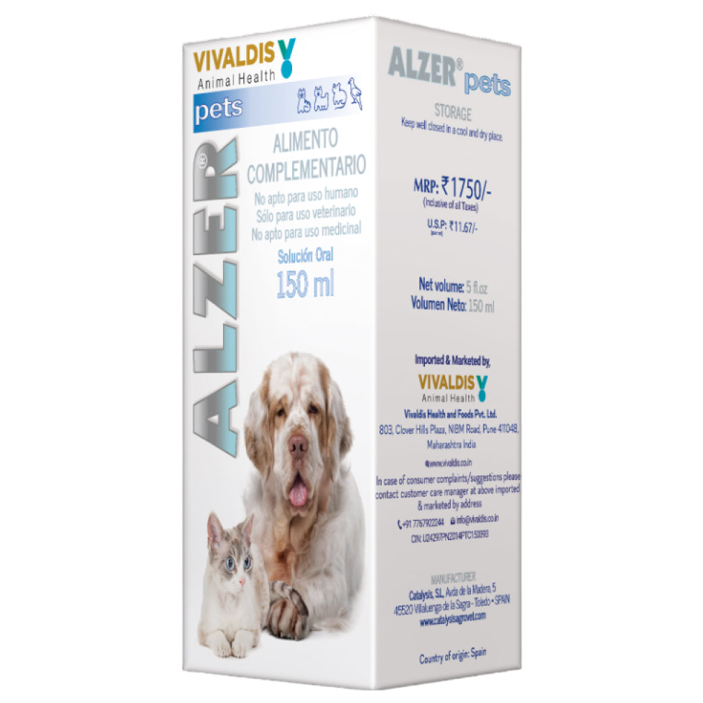 Vivaldis Alzer Syrup for Dogs and Cats (150ml) image 3